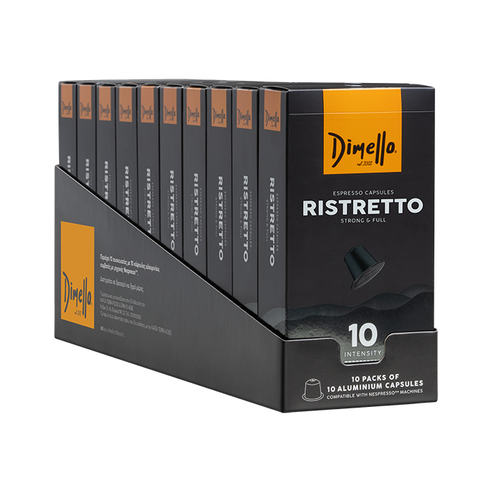 RISTRETTO | Carton of 10 boxes x 10 capsules